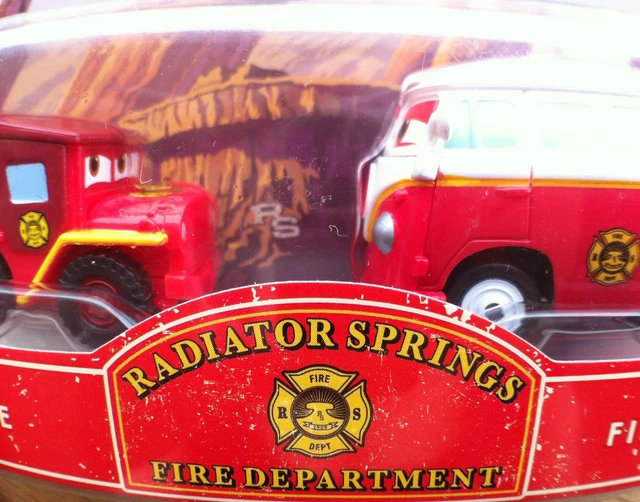 Fillmore Radiator Springs DISNEY PIXAR CARS MINI ADVENTURES Radiator Springs Fire Dept. SARGE ...