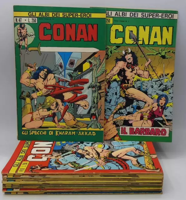 Gli Albi dei Super Eroi Conan 1/13 serie COMPLETA ed. Corno FU39