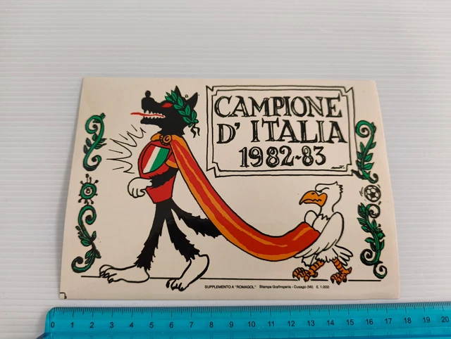 Roma Campione D'Italia Scudetto 1982-1983 Adesivo Sticker