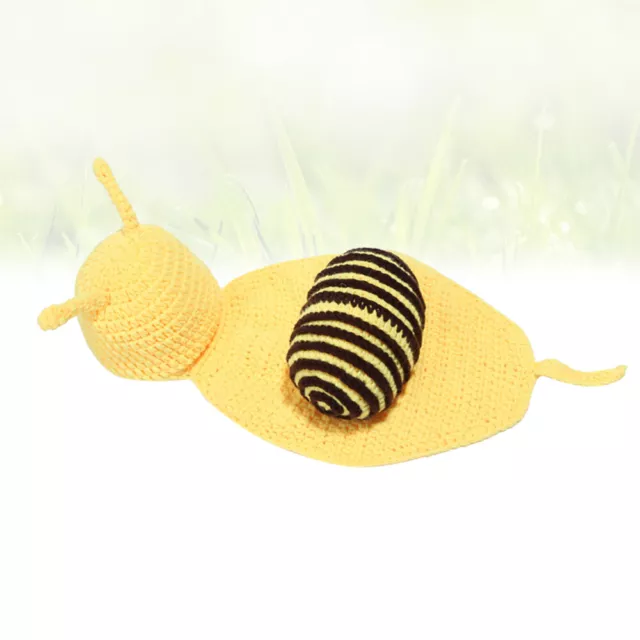 Children's Wool Snail Pattern Knitting Set Hundred Days Photo Props Baby