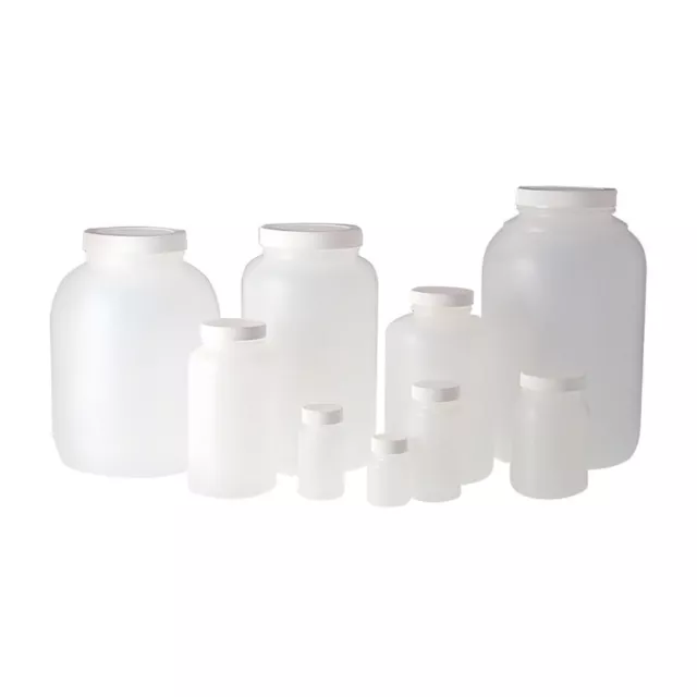 475 Qorpak 4oz Wide Mouth Round Bottle Polypropylene PE Foam Lined Cap PLC-03639