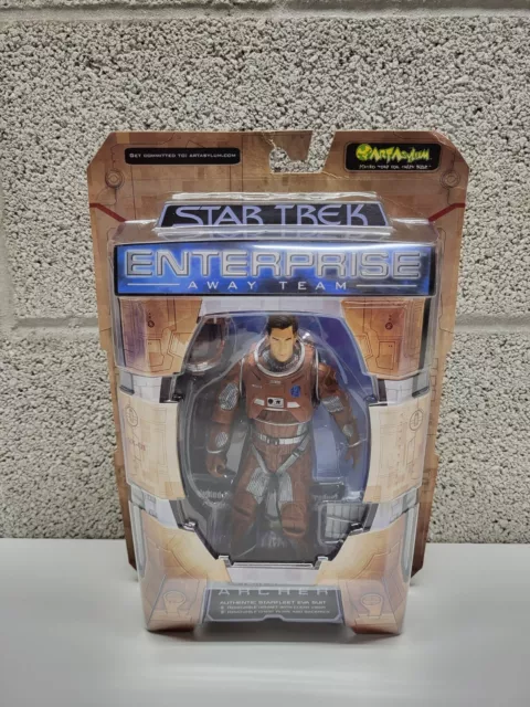 Star Trek Enterprise Away Team Captain Archer 2002 Art Asylum SEALED NEW