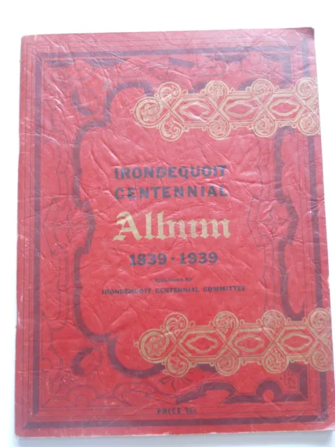 Irondequoit Centennial Album 1839-1939, New York, History, Vintage