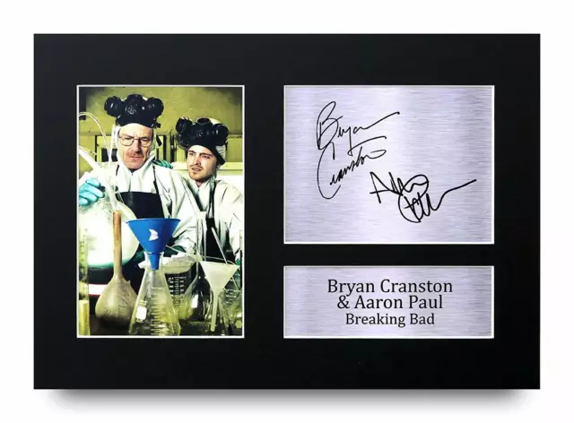 Bryan Cranston Signed Pre Printed Autograph A4 Photo Gift For a Breaking Bad Fan