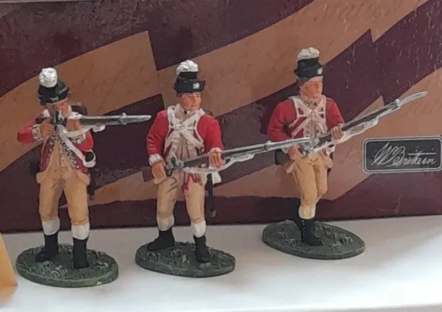 William britain toy soldiers American Revolution British 62nd Foot Ex Shop Stock