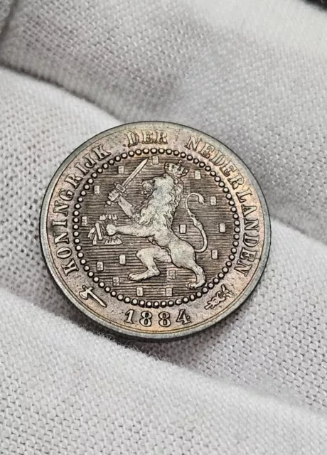 1884 1 cent Netherlands