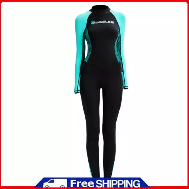 Full Body Women Wetsuit Snorkeling Swimming Diving Wet Suit for Water Sports -