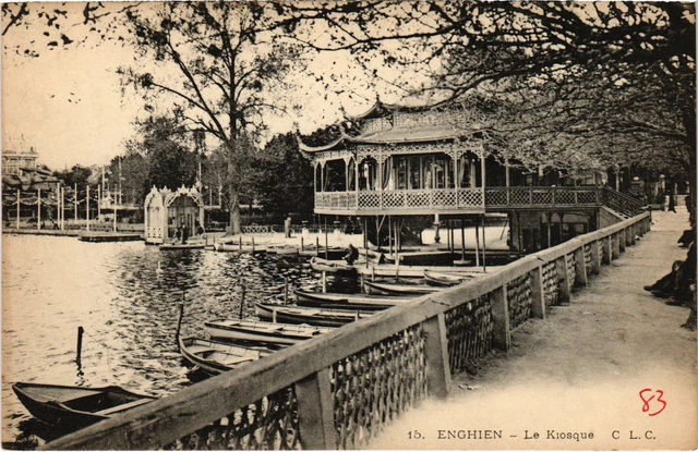 CPA Enghien les Bains Le Kiosque FRANCE (1308475)