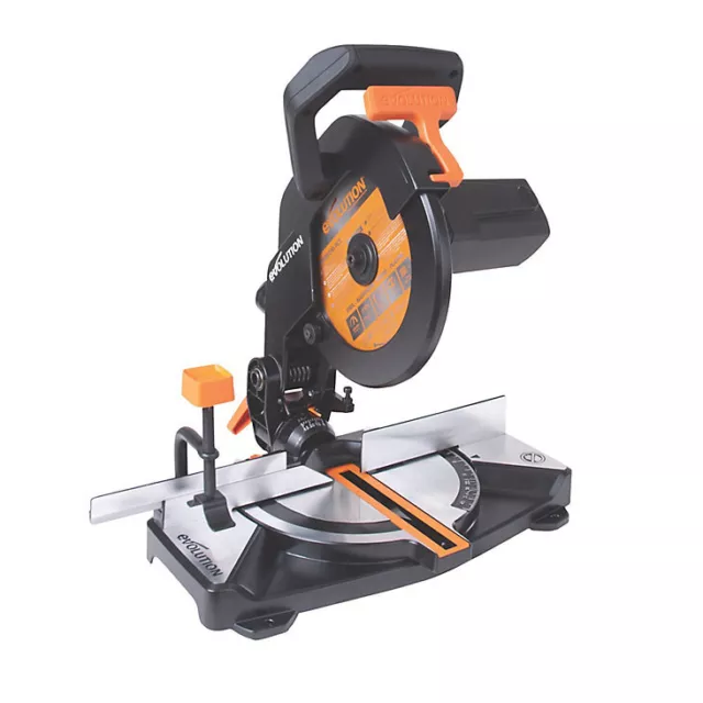 Evolution 1200W 240V 210mm Corded Compound Mitre Saw R210CMS *CHEAPEST*