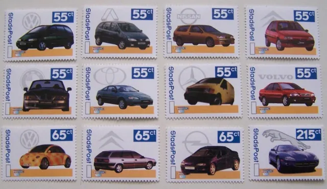 Netherlands local - Set of 12 Cars, (Mercedes, Citroen, BMW, Jaguar, Toyota, VW)