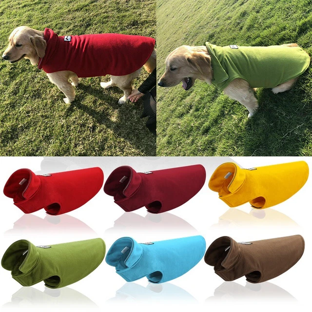 Pet Dog Puppy Clothes Winter Warm Coat Vest Jacket Sweater Fleece Hoodie Outfit