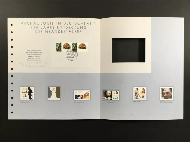 Germany Art-Edition 2006/28 Neandertaler Neandertal Men Unissued Drafts!!