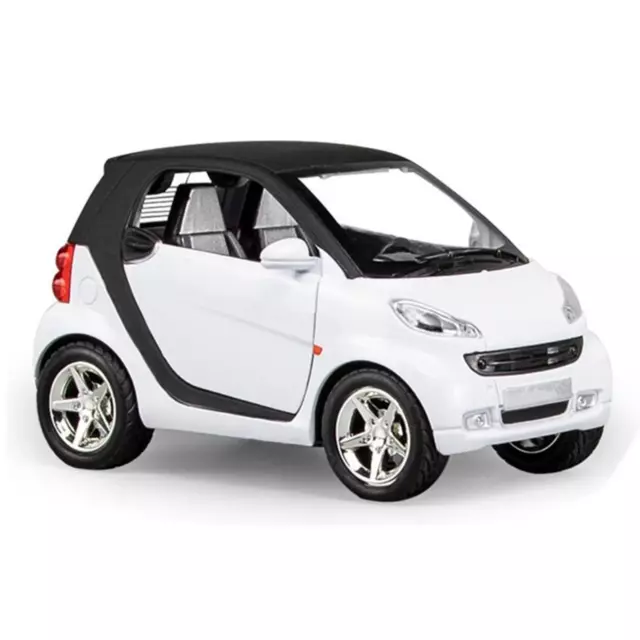 1:32 Car Model Diecast Toy Vehicle Collection Kids Pull Back For Smart ForTwo 2