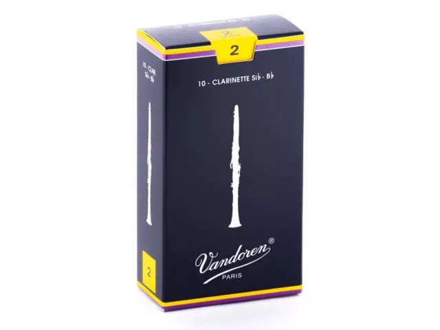 Vandoren Traditional CR102 Ance per Clarinetto in Sib n. 2 (Confezione da 10)