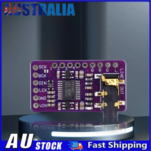 Interface I2S PCM5102A DAC Decoder Useful PCM5102 DAC Decoder for Raspberry Pi *