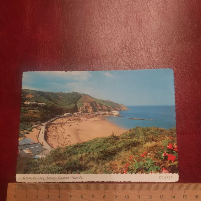 Vintage Postcard Greve de Lecq Jersey Channel Islands