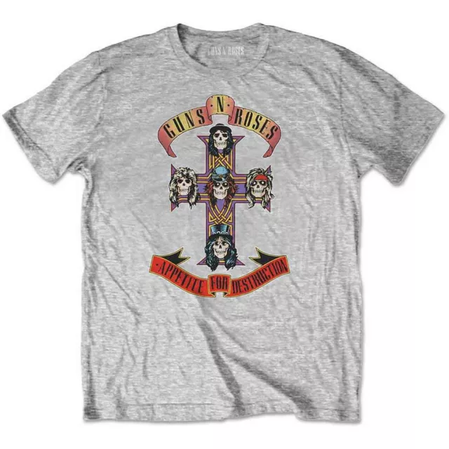 T-shirt ufficiale bambini Guns N' Roses Appetite for Destruction ragazzi bambini