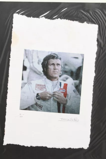 Steve Mcqueen 'Le Mans' Imprimé Par Fairchild Paris Le 4/50