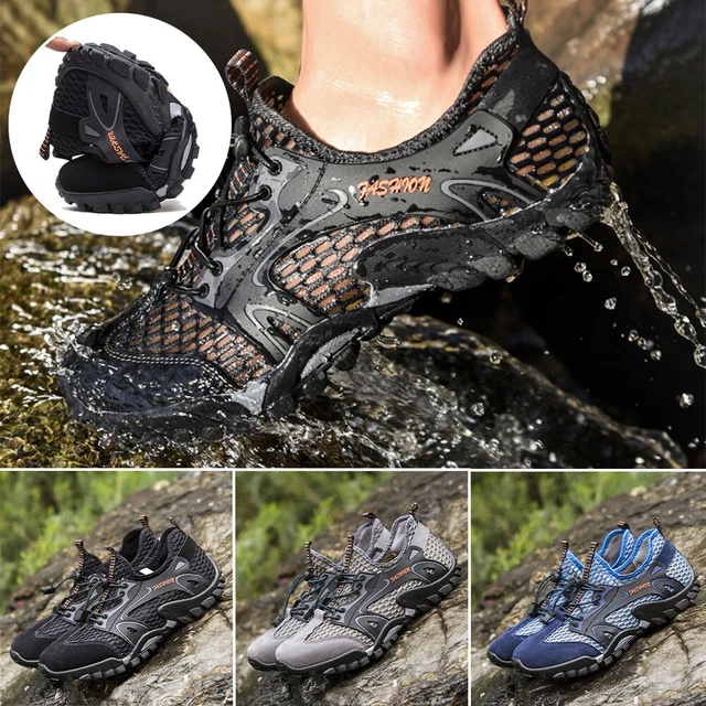 Scarpe da Ginnastica Si Asciuga IN Fretta Gomma Uomo Arrampicarsi Nuoto Sneakers