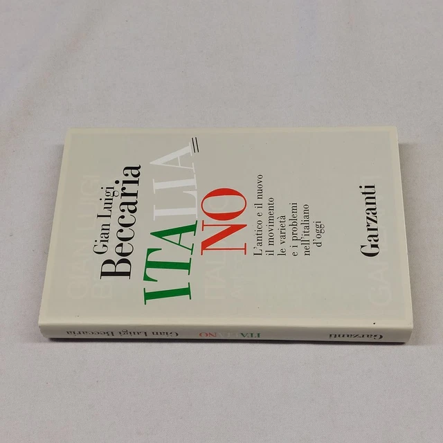 (GIAN LUIGI BECCARIA) Italiano 1988 Garzanti 1 ed. EUR 2,50 PicClick DE