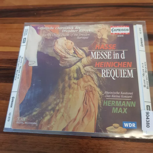 HERMANN MAX : Hasse - Messe in d / Heinichen - Requiem    > NM (CD)