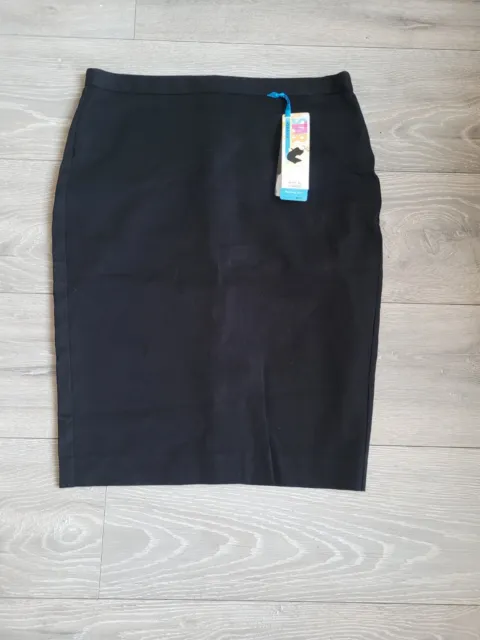 Spanx Star Power Dress to Slimpress Slimming Skirt Bold Black Size US6/ UK10-12