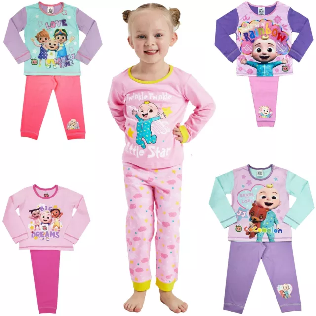 Girls Cocomelon Pyjamas Character Nightwear 12 Months - 4 Years