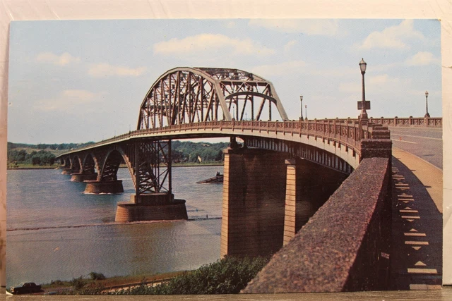 New York NY Buffalo Niagara River Peace Bridge Postcard Old Vintage Card View PC