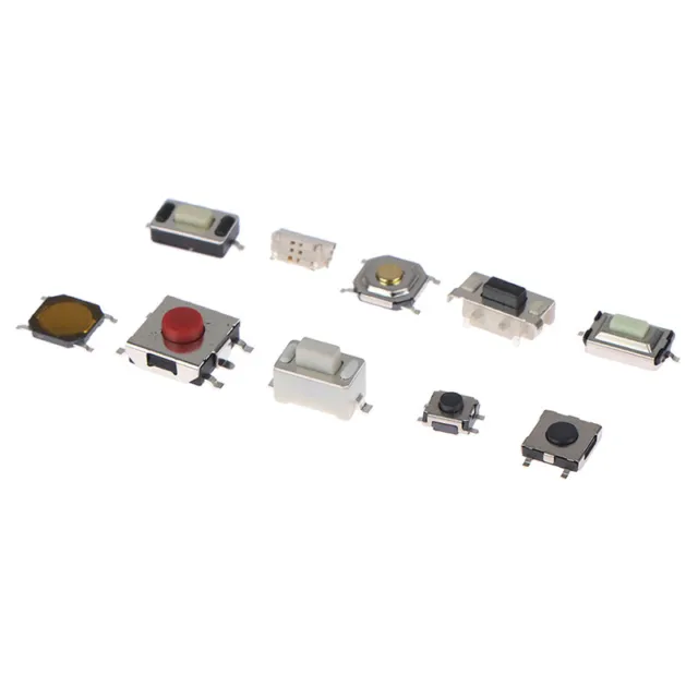 250Pcs Micro Switch Assorted Push Button Tact Switches 25Types Switch SMD But-DB