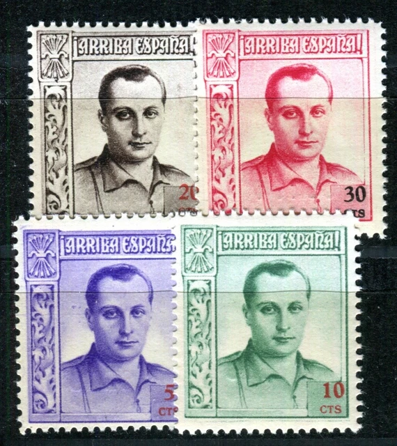 SPANIEN WOHLTÄTIGKEITSMARKEN 1938 Yvert BIENFAISANCE 31-34 ** POSTFRISCH (08924