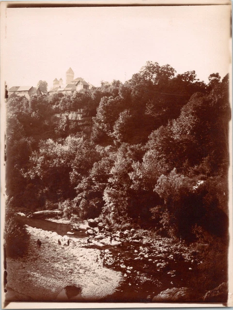 France, Landscape, Cliffside Castle Vintage Citrate Print here