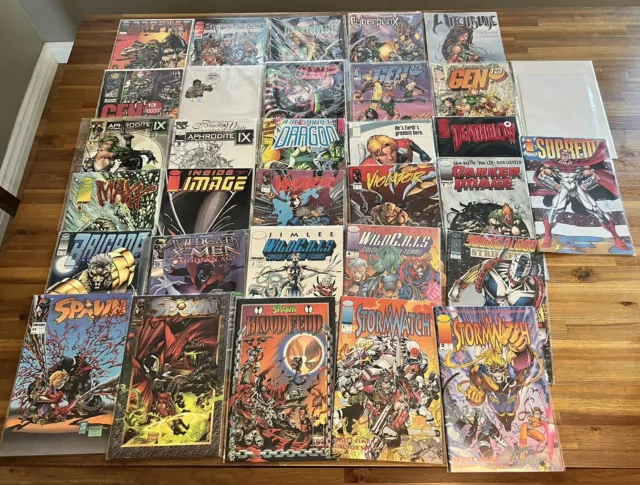 Image Comics Lot Bundle - 31 issues plus poster - Spawn Gen 13 Wildcats more!