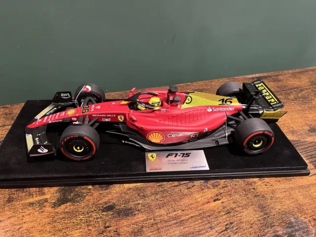 Bburago 18-36831 Ferrari F1-75, No.16, Scuderia Ferrari, Formule 1