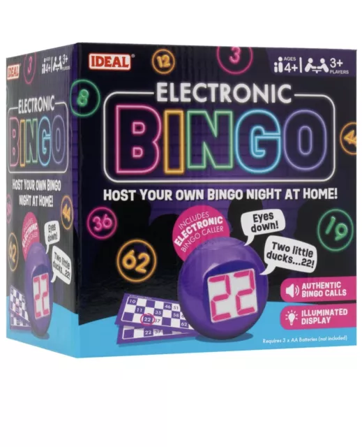 Electronic Bingo Machine With 4 Games Family Bingo