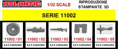 Atlantic ATLANTIC HO REPLICA PEZZI RICAMBIO SERIE 11000 