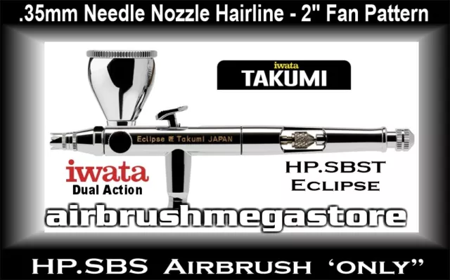 Iwata Eclipse Takumi Airbrush HP.SBST .35mm ( Airbrush Only ) + Free Freight