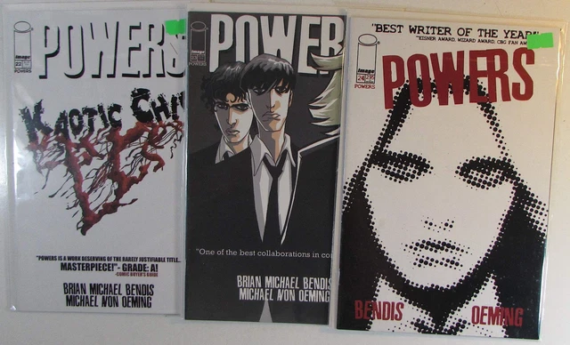 Powers Lot of 3 #22,23,24 Image Comics (2002) 1st Series 1st Print Comic Books