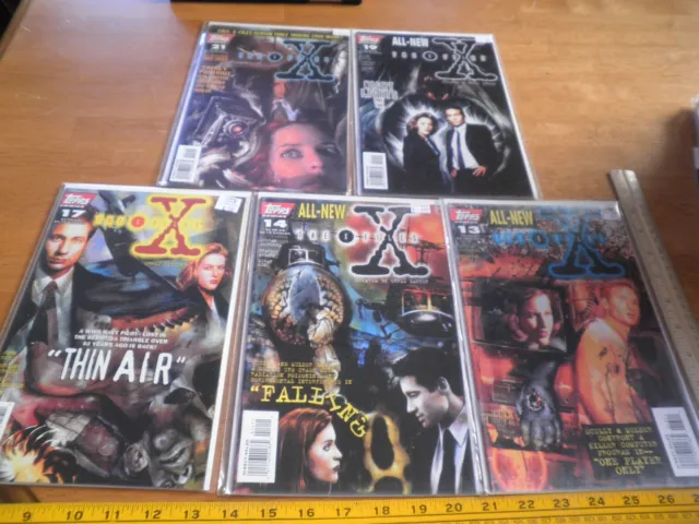 The X-Files Topps comic book lot of 5 VF/NM 13 14 17 19 21