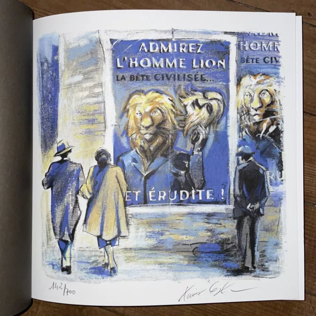 L'homme à la tête de lion - Xavier Coste - Edition Bulle - Ex. Signé - BD 3