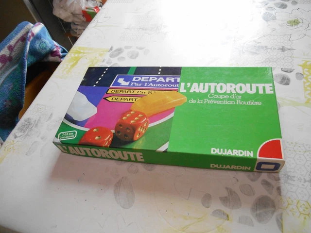 ANCIEN JEU DE Société. L'autoroute. Dujardin. Modèle Champion . Vintage