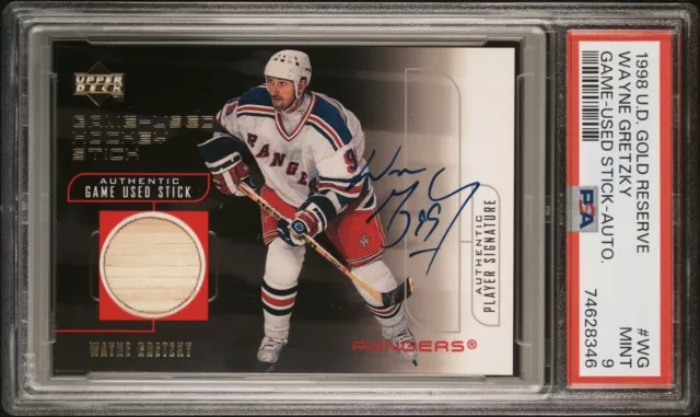 2002-03 Upper Deck Rookie Updated Top Draws Autographs #WG Wayne Gretzky  Signed Card - BGS Authentic Altered/BGS 9 on Goldin Auctions