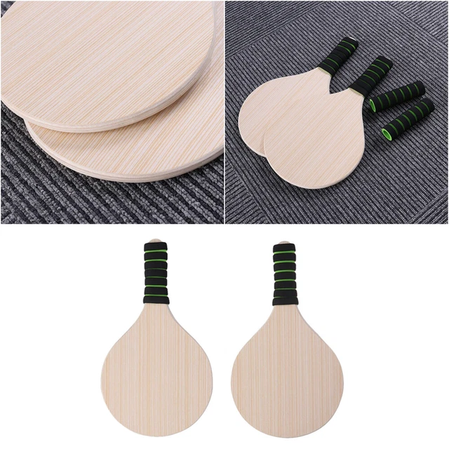 Raquettes Badminton Plastique - Paire Pour Plage Et Extérieur - 31,5 Cm - Famille Et Enfants