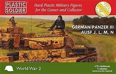 Plastic Soldier Company 1:72 Scale German Panzer III J, L. M and N Tank