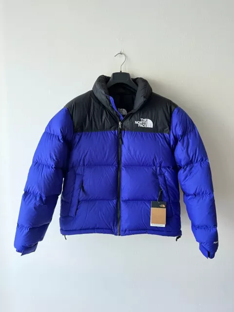 Giubbino in Piumino 700 the north face retro nuptse 1996 colore blue lapis