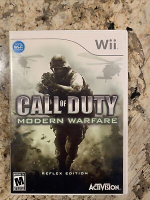 Wii Call of Duty Modern Warfare Reflex Edition (Nintendo Wii 2009) w manual