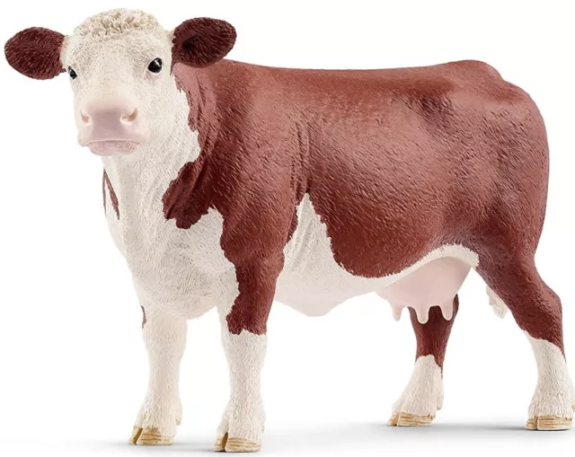 SCHLEICH, Vache Hereford, échelle , SHL13867