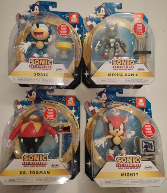SONIC THE HEDGEHOG 30th Anniversary 4 Inch Figure Mecha Sonic Eggman ...