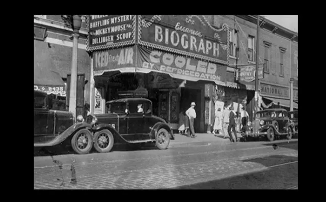 John Dillinger Killed PHOTO Biograph Movie Theater Chicago, Gangster Shot by FBI