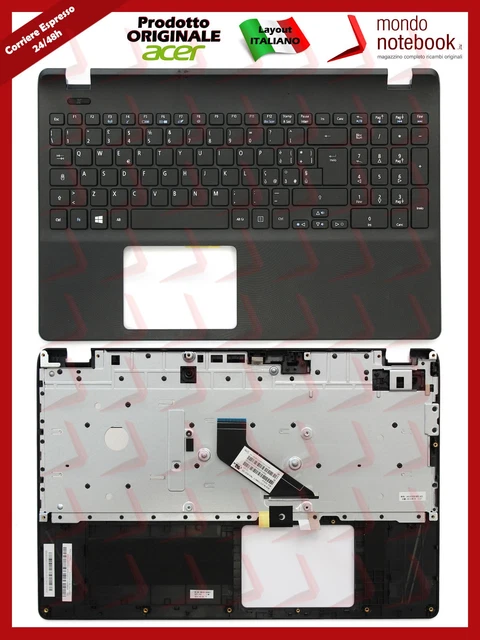 Tastiera Italiana Con Top Case Per Acer Aspire A515-52G - Ricambio Originale 6B.H14N2.018