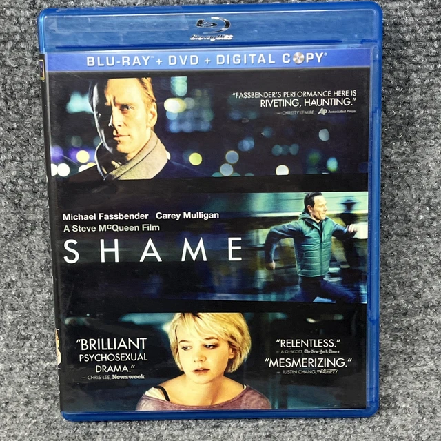SHAME (BLU-RAY DVD, 2011) NC-17 Michael Fassbender HTF